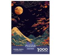 Puzzle 1000 Pezzi Bat Qualità Premium Full Moon Night Puzzle Impegnativo Divertimento Per Adulti Adulti E Bambini Più Grandi 70x50cm/1000pcs