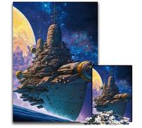 Puzzle 1000 pezzi "Battaglia navale spaziale" Puzzle impossibile per adulti, attività per famiglie, rompicapo, arredamento per la casa, regalo di Natale 50x75cm/19,68x29,52 pollici