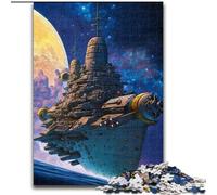 Puzzle 1000 pezzi "Battaglia navale spaziale" Puzzle impossibile per adulti, dimensioni 50x75cm, idea regalo di compleanno, gioco rompicapo impegnativo
