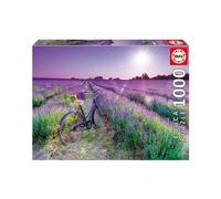 Puzzle 1000 pezzi: Bicicletta nel campo di lavanda