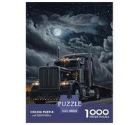 Puzzle 1000 Pezzi Big Truck Qualità Premium The Persistence of The Night Intrattenimento Creativo Divertimento Per Adulti Regalo Per Adulti E Bambini Da 14 Anni E Più 38x26cm/1000pcs