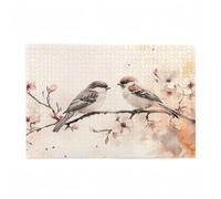 Puzzle 1000 Pezzi Bird Puzzle Semplicità Adulti Arte Grandi Dimensioni Jigsaw di Legno con una Scatola e Poster, Impossibili Jigsaw Gioco Familiare for Adulti, Home Decor Regalo Donna 75x50cm D-391