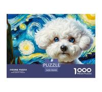 Puzzle 1000 Pezzi Bixiong Dog Qualità Premium Van Gogh Style Divertimento Idea Regalo Uomo E Donna Perfetto Per Appassionati Di Puzzle Esperti 70x50cm/1000pcs