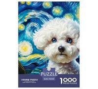 Puzzle 1000 Pezzi Bixiong Dog Qualità Premium Van Gogh Style Multicolore Idea Regalo Uomo E Donna Regalo Per Adulti E Bambini Da 14 Anni E Più 70x50cm/1000pcs
