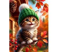 Puzzle 1000 Pezzi Branch Cat, puzzle Per Adulti 1000 pezzi, Rompicapo Stimolante, Giochi di puzzles per Tutta La Famiglia, Regalo per Amore e Amico 75x50cm