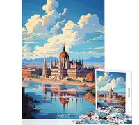 Puzzle 1000 pezzi BUDAPEST dipinto a olio decorazione per la casa giocattoli regalo di compleanno gioco pratico collezione di artisti belle arti dimensioni 38x52cm
