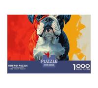 Puzzle 1000 Pezzi BULLDOG Qualità Premium Multi Colored Graffiti Multicolore Divertimento Per Adulti Perfetto Per Appassionati Di Puzzle Esperti 38x26cm/1000pcs