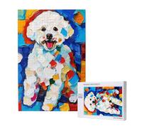 Puzzle 1000 Pezzi Cane Puzzle Colorato Grandi Dimensioni per Adulti Con Scatola di Imballaggio e Immagini di Riferimento,Divertenti Giochi per Tutta la Famiglia,Come Regalo per Amici e Amanti 2T-1468