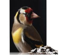 Puzzle 1000 pezzi "Cardellino" Brid in The Dark Puzzle per adulti Difficoltà Puzzle Giocattoli educativi Giochi Decorazione per la famiglia 1000 pezzi (38x26 cm)