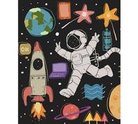 Puzzle 1000 Pezzi,Cartone animato dell'uomo dello spazio, Paesaggi Puzzle Giochi Rilassamento e Intelligence, Puzzle per Gioco Familiare, Regalo per Amore e Amico