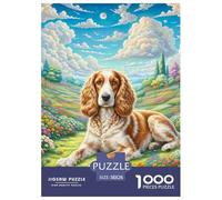Puzzle 1000 Pezzi Cavalier King Charles Spaniel Per Adulti E Bambini Con Intrattenimento Creativo Impegnativo E Difficile Scenic Scene Theme Regalo Per La Famiglia 38x26cm/1000pcs
