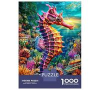 Puzzle 1000 Pezzi Cavalluccio marino | Puzzle Impossibile | Gioco Di Sfida Intellettuale Puzzle | Attività Manuale Antistress 38x26cm/1000pcs