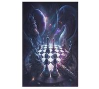 Puzzle 1000 Pezzi Chess Board Per Adulti Puzzles in Legno Per Bambini Gioco Sfida Giocattolo 78×53cm