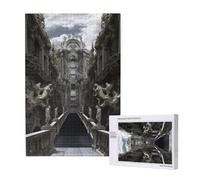 Puzzle 1000 Pezzi Chiesa Puzzle Paesaggio Grandi Dimensioni per Adulti Con Scatola di Imballaggio e Immagini di Riferimento,Divertenti Giochi per Tutta la Famiglia,Come Regalo per Amici 2T-2050