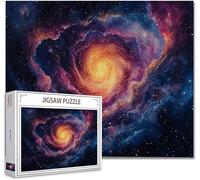 Puzzle 1000 Pezzi Cielo stellato Impossibili Puzzle Gigante Adulti Difficili Wooden Jigsaw Arte, Possono Stimolare Pensiero Delle Persone Con Poster Incluso, Regalo per Uomini e Donne 75x50cm B-8