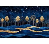 Puzzle 1000 Pezzi, Cielo Stellato Puzzle 1000 Pezzi per Adulti, Giochi di Puzzles Albero Legno per Tutta la Famiglia, DIY Puzzles per Quadri Moderni Soggiorno Regalo Donna Uomo 75 x 50 CM RXPT-1582