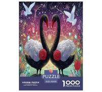 Puzzle 1000 Pezzi Cigno dell'amore | Puzzle Per Adulti E Bambini | Per Tutta La Famiglia | Con Una Misura Di 70x50cm/1000pcs |