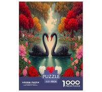 Puzzle 1000 Pezzi Cigno dell'amore | Puzzle Per Adulti E Bambini | Per Tutta La Famiglia | Con Una Misura Di 38x26cm/1000pcs |