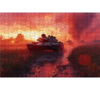 Puzzle 1000 Pezzi, Cisterna Puzzle 1000 Pezzi per Adulti, Giochi di Puzzles Albero Legno per Tutta la Famiglia, DIY Puzzles per Quadri Moderni Soggiorno Regalo Donna Uomo Festival 50 x 75 CM RXPT-7082