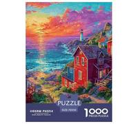 Puzzle 1000 Pezzi Città di mare | Puzzle Per Adulti E Bambini | Per Tutta La Famiglia | Con Una Misura Di 70x50cm/1000pcs |