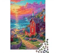 Puzzle 1000 Pezzi Città di mare | Puzzle Per Adulti E Bambini | Per Tutta La Famiglia | Con Una Misura Di 52x38cm/1000pcs |