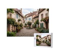 Puzzle 1000 Pezzi Città Puzzle Strada Grandi Dimensioni per Adulti Con Scatola di Imballaggio e Immagini di Riferimento, Divertenti Giochi per Tutta la Famiglia, Come Regalo per Amici e Amanti 2T-32