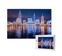 Puzzle 1000 Pezzi Città Puzzle Vista notturna Grandi Dimensioni per Adulti Con Scatola di Imballaggio e Immagini di Riferimento,Divertenti Giochi per Tutta la Famiglia,Come Regalo per Amici 2T-66