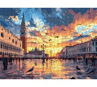 Puzzle 1000 Pezzi Classici, Puzzle Cartone animato architettura 75 x 50 cm, Gioco Educativo e Antistress in Legno con Poster Incluso, Ttività Famiglia, Regalo per Appassionati, Decor Parete, f0-536