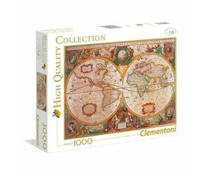 Puzzle 1000 Pezzi Clementoni Old-Map