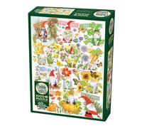 Puzzle 1000 Pezzi Cobble Hill A Happy Gnome Life 40261 Qualità USA Random Cut