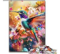Puzzle 1000 pezzi Colibrì in cartone Relax & Challenge, decorazione colorata per la casa, amici, dimensioni 26X38cm