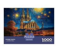 Puzzle 1000 Pezzi Cologne Cathedral Colorato Carta Al 100% Regalo Perfett Great Architecture Classici Per Adulti E Bambini Per Adulti 14+ 70x50cm/1000pcs