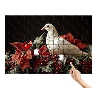 Puzzle 1000 Pezzi Colomba Pace, Pianta Puzzle Adulti, Giocattolo Educativo Colorato e Interessante Impostato con Scatola, Sfida Impossibile Gioco Arte Educativo per Regalo Donna Decorazioni Casa A-8