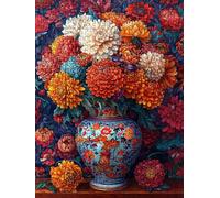 Puzzle 1000 Pezzi, Colore Dalia 3D Puzzle per Adulti Impegnativo, Educa Puzzles Artistico, Divertente E Stimolante Puzzles Decorativo per La Famiglia, Regalo e Decorazione Pareti DX0YL6-97