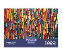 Puzzle 1000 Pezzi Colored Building Blocks Qualità Premium Artistic Patterns Multicolore Puzzle Al Divertenti Per Uomo E Donna Per Adulti E Ragazzi 70x50cm/1000pcs