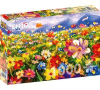 Puzzle Prato fiorito colorato 1000 pezzi ENJOY