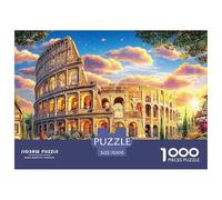 Puzzle 1000 Pezzi Colosseo_ Roma | Puzzle Impossibile | Gioco Di Sfida Intellettuale Puzzle | Attività Manuale Antistress 70x50cm/1000pcs