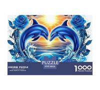 Puzzle 1000 Pezzi Coniglio Bianco con Uova tra Fiori, Giardino Pasquale, Difficile