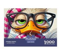 Puzzle 1000 Pezzi Coniglio tra Fiori, Uova Colorati, Difficile