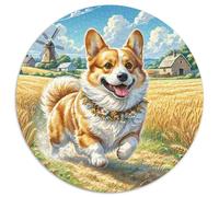 Puzzle 1000 Pezzi Corgi Animali - Anti-stress, Multicolore, Qualità Premium, Sicuro, Assemblaggio Rapido, 1000pcs (67.5x67.5cm)