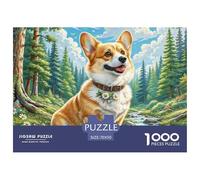 Puzzle 1000 Pezzi Corgi Qualità Premium Cute Animals Multicolore Puzzle Al Divertenti Per Uomo E Donna Perfetto Per Appassionati Di Puzzle Esperti 70x50cm/1000pcs