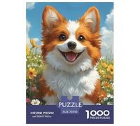 Puzzle 1000 Pezzi Corgi Qualità Premium Cute Animals Multicolore Puzzle Al Divertenti Per Uomo E Donna Per Adulti E Ragazzi 70x50cm/1000pcs