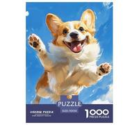 Puzzle 1000 Pezzi Corgi Qualità Premium Cute Pets Intrattenimento Creativo Puzzle Al Divertenti Per Uomo E Donna Regalo Per Adulti E Bambini Da 14 Anni E Più 70x50cm/1000pcs