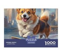 Puzzle 1000 Pezzi Corgi Qualità Premium Cute Pets Multicolore Divertimento Per Adulti Perfetto Per Appassionati Di Puzzle Esperti 70x50cm/1000pcs