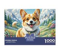 Puzzle 1000 Pezzi Corgi Qualità Premium Cute Pets Multicolore Puzzle Al Divertenti Per Uomo E Donna Regalo Per Adulti E Bambini Da 14 Anni E Più 38x26cm/1000pcs