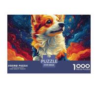Puzzle 1000 Pezzi Corgi Qualità Premium Pet Dog Multicolore Divertimento Per Adulti Regalo Per Adulti E Bambini Da 14 Anni E Più 38x26cm/1000pcs