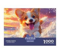 Puzzle 1000 Pezzi Corgi Qualità Premium Pet Dog Multicolore Idea Regalo Uomo E Donna Per Adulti E Bambini Da 12 Anni 70x50cm/1000pcs
