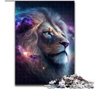 Puzzle 1000 pezzi Cosmic Mufasa Il Re Leone in legno, regalo perfetto per genitori, amanti, amici - età 14+ 50x75cm, coinvolgente attività di gioco per la famiglia