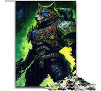 Puzzle 1000 pezzi Cosmic Space Wolves, gioco interattivo per famiglie, rompicapo, giocattolo educativo (dimensioni 26x38cm)