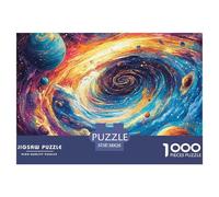 Puzzle 1000 Pezzi Cosmic Starry Sky | Puzzle Per Adulti 1000 Pezzi | Planetary Black Hole Puzzle Adulti Per Bambini Dai 14 Anni In Su | Regalo Compleanno Per Bambini Dai 14 Anni In Su | 38x26cm/1000pc